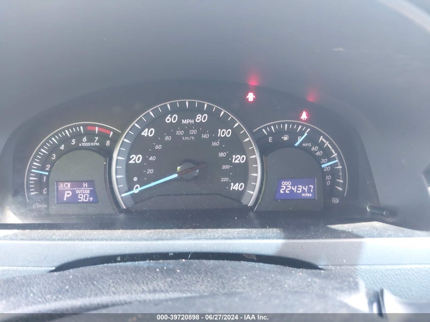 2012 Toyota Camry Le VIN: 4T1BF1FK1CU111316 Lot: 39720898