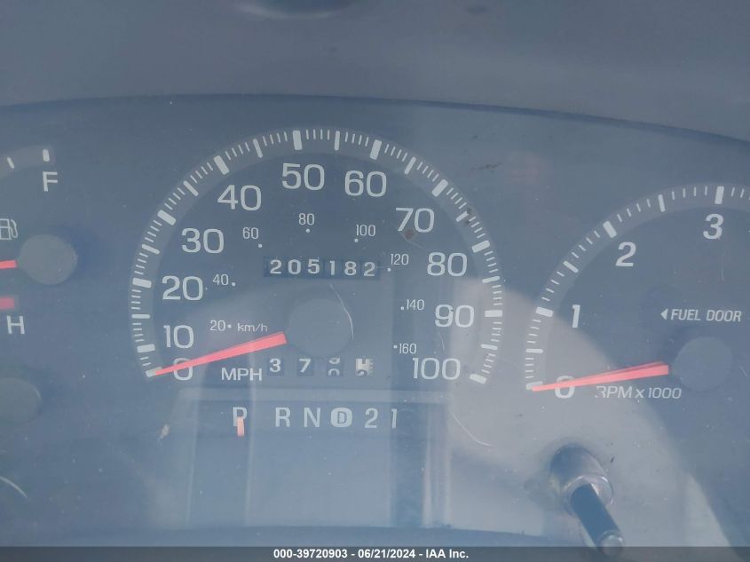 1998 Ford F-150 Lariat/Xl/Xlt VIN: 1FTRX17L1WNA21119 Lot: 39720903