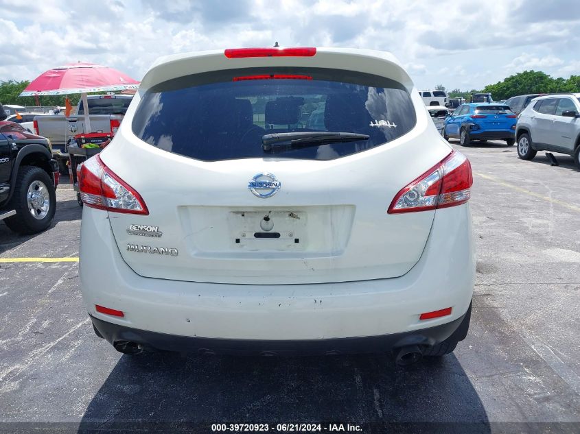 2012 Nissan Murano S VIN: JN8AZ1MU1CW114656 Lot: 39720923