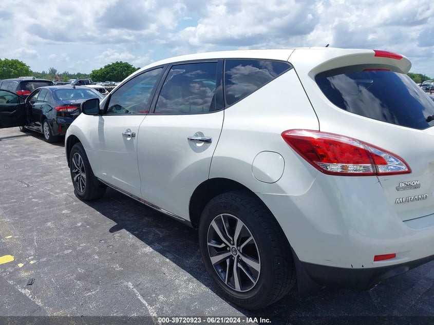2012 Nissan Murano S VIN: JN8AZ1MU1CW114656 Lot: 39720923