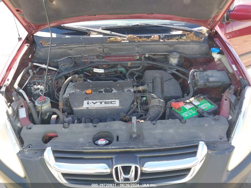 2004 Honda Cr-V Ex VIN: SHSRD78864U237820 Lot: 39720931