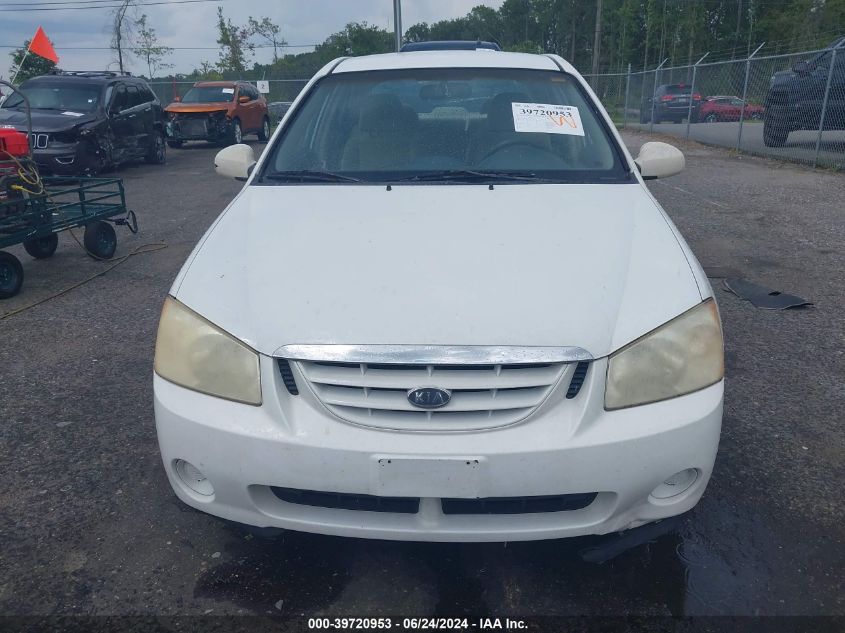 2006 Kia Spectra Ex/Lx/Sx VIN: KNAFE122265308456 Lot: 39720953