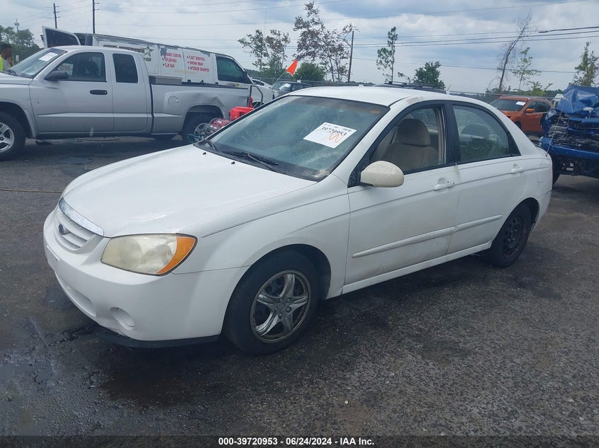 2006 Kia Spectra Ex/Lx/Sx VIN: KNAFE122265308456 Lot: 39720953