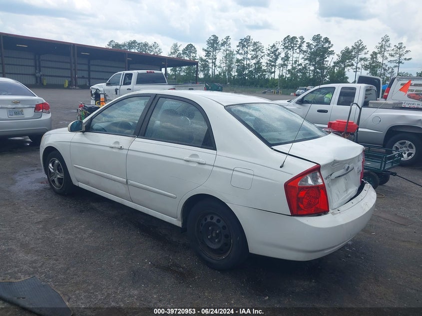 2006 Kia Spectra Ex/Lx/Sx VIN: KNAFE122265308456 Lot: 39720953