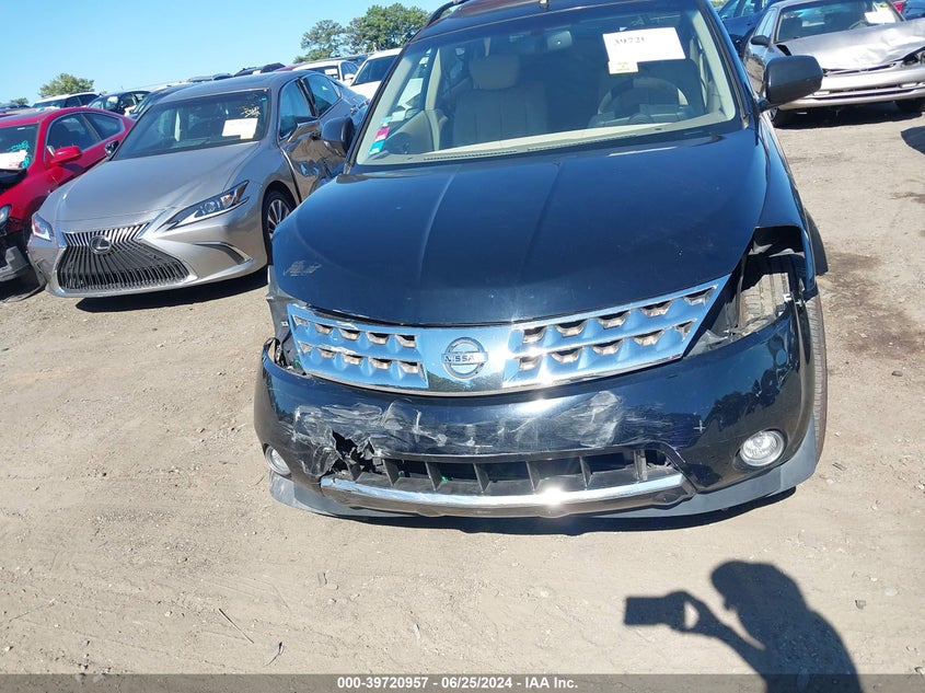 2007 Nissan Murano Sl VIN: JN8AZ08T07W502088 Lot: 39720957