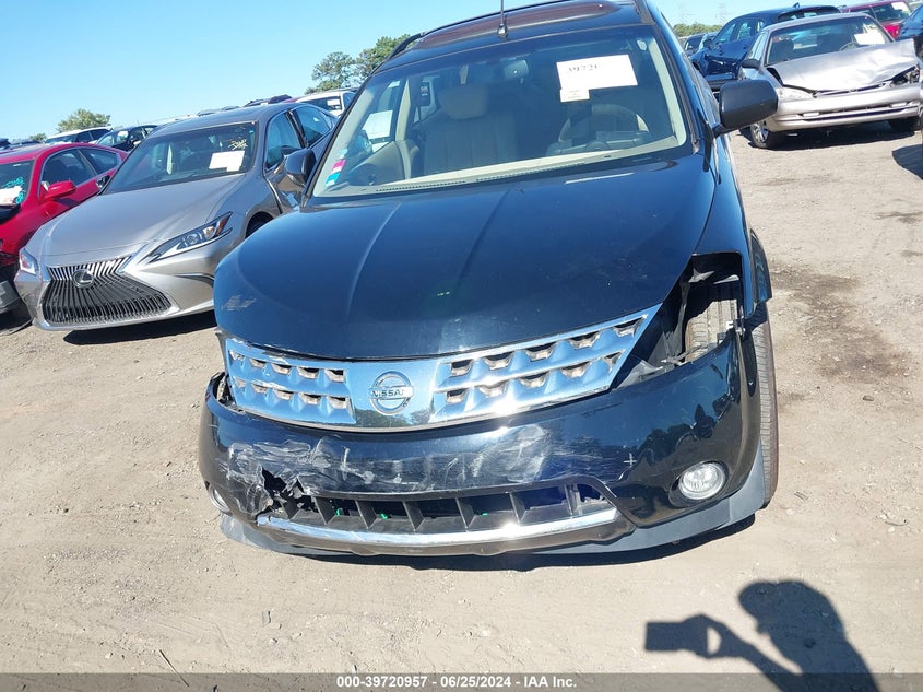 2007 Nissan Murano Sl VIN: JN8AZ08T07W502088 Lot: 39720957
