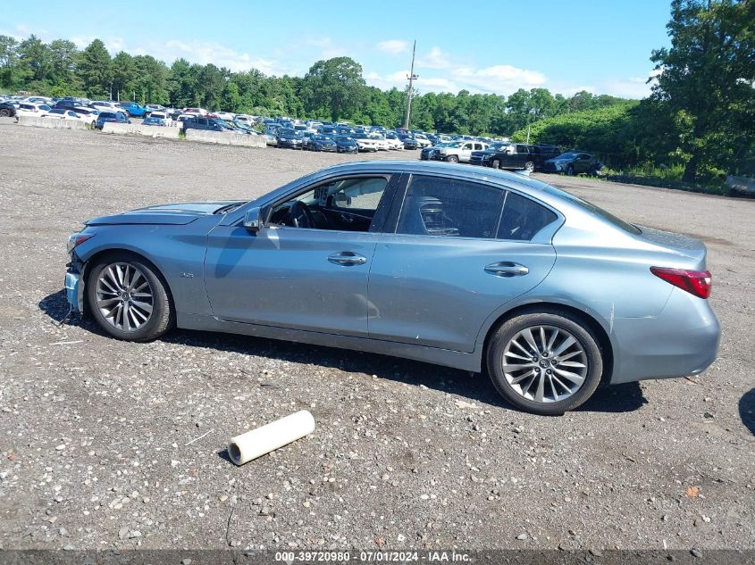 2019 Infiniti Q50 3.0T Luxe VIN: JN1EV7AR0KM550374 Lot: 39720980