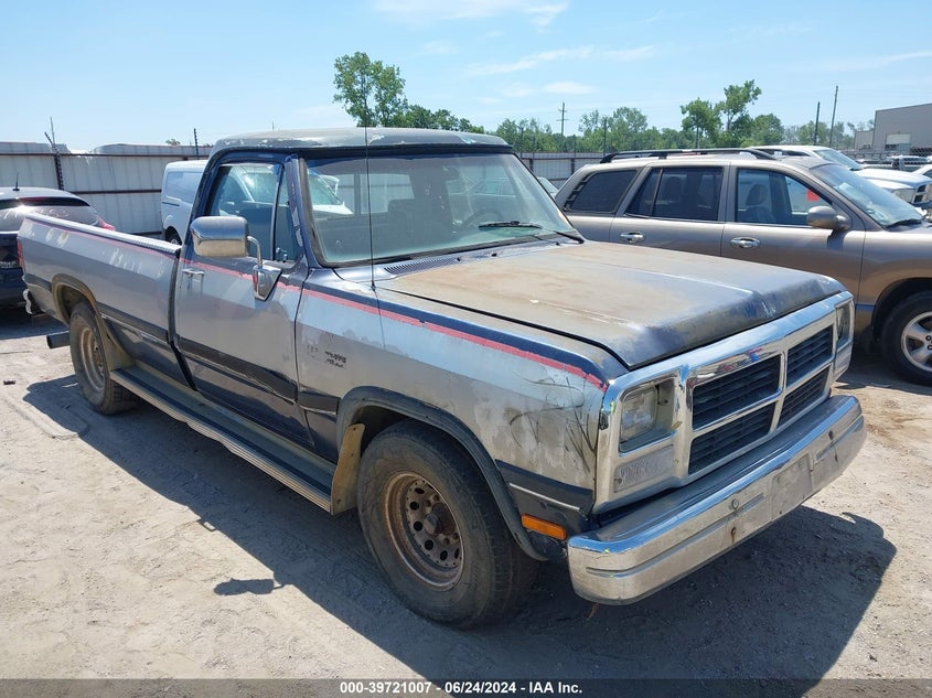1992 Dodge D-Series D200/D250 VIN: 1B7KE26C0NS514319 Lot: 39721007