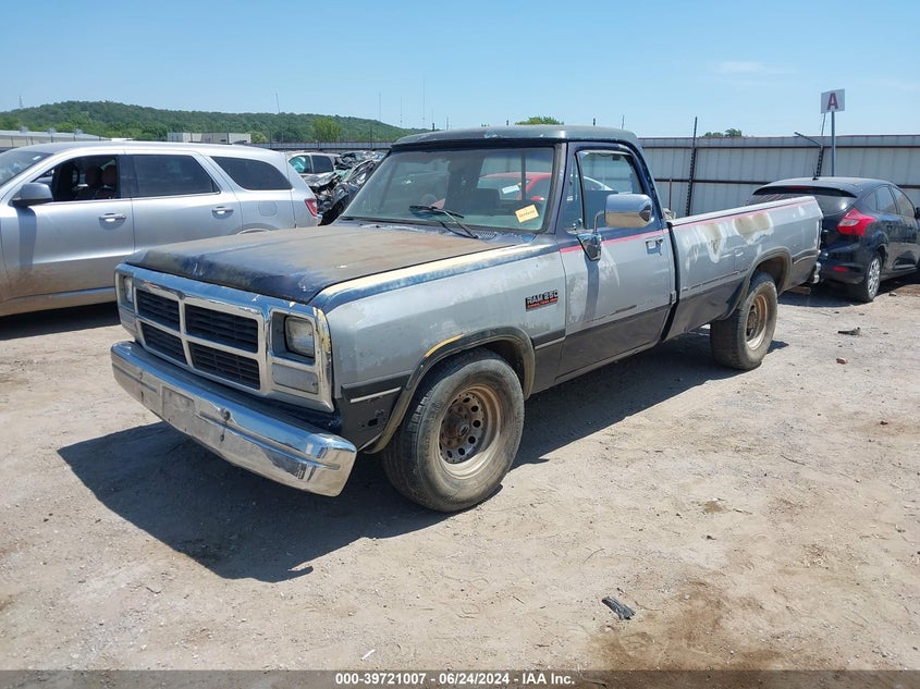 1992 Dodge D-Series D200/D250 VIN: 1B7KE26C0NS514319 Lot: 39721007