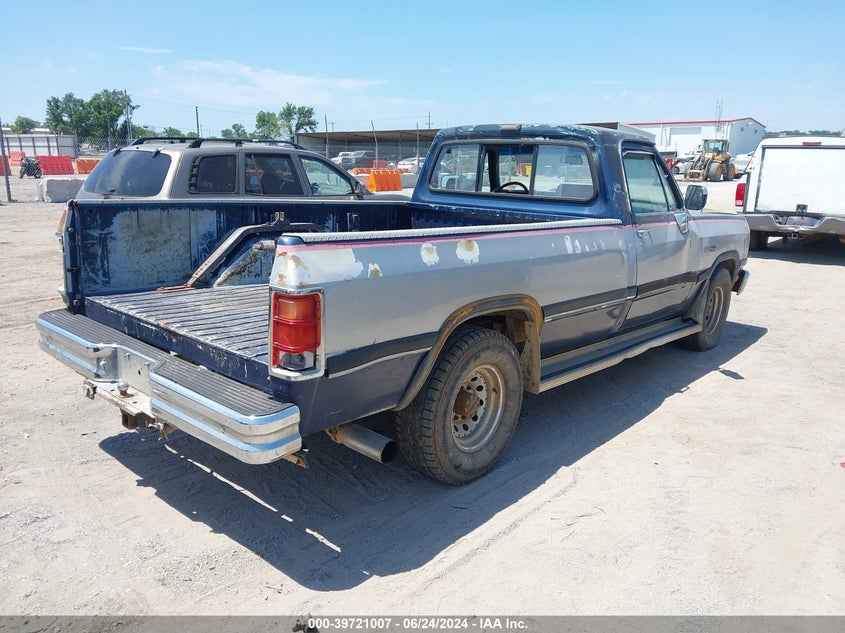 1992 Dodge D-Series D200/D250 VIN: 1B7KE26C0NS514319 Lot: 39721007