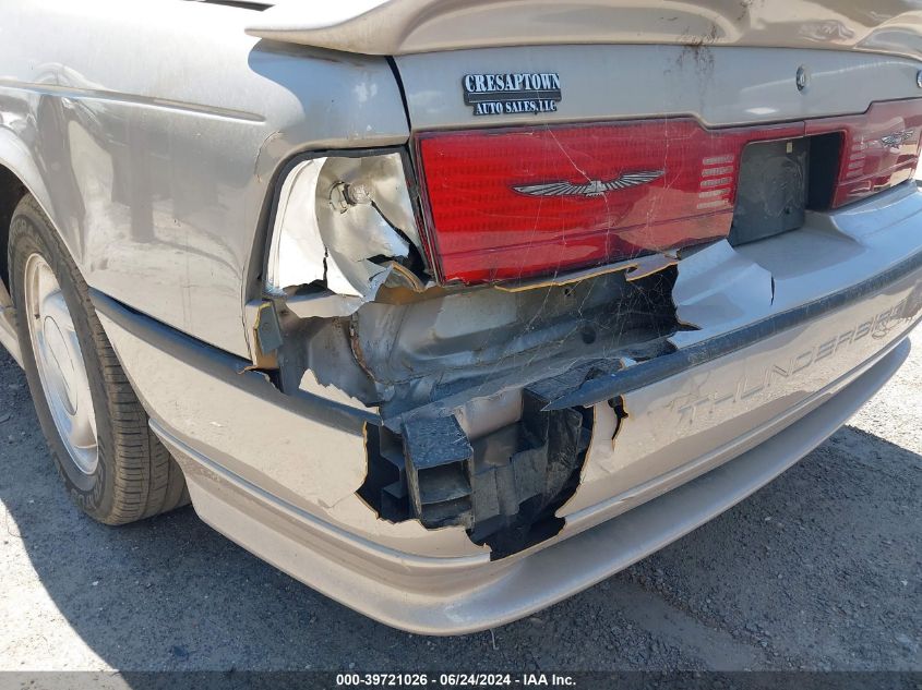 1989 Ford Thunderbird Super Coupe VIN: 1FAPP64R0KH183416 Lot: 39721026