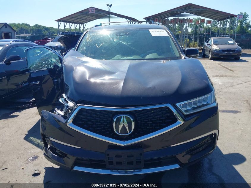2017 Acura Mdx Technology Entertainment Pkgs VIN: 5FRYD4H7XHB015049 Lot: 39721039