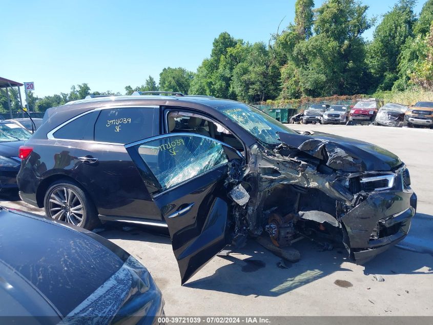 2017 Acura Mdx Technology Entertainment Pkgs VIN: 5FRYD4H7XHB015049 Lot: 39721039