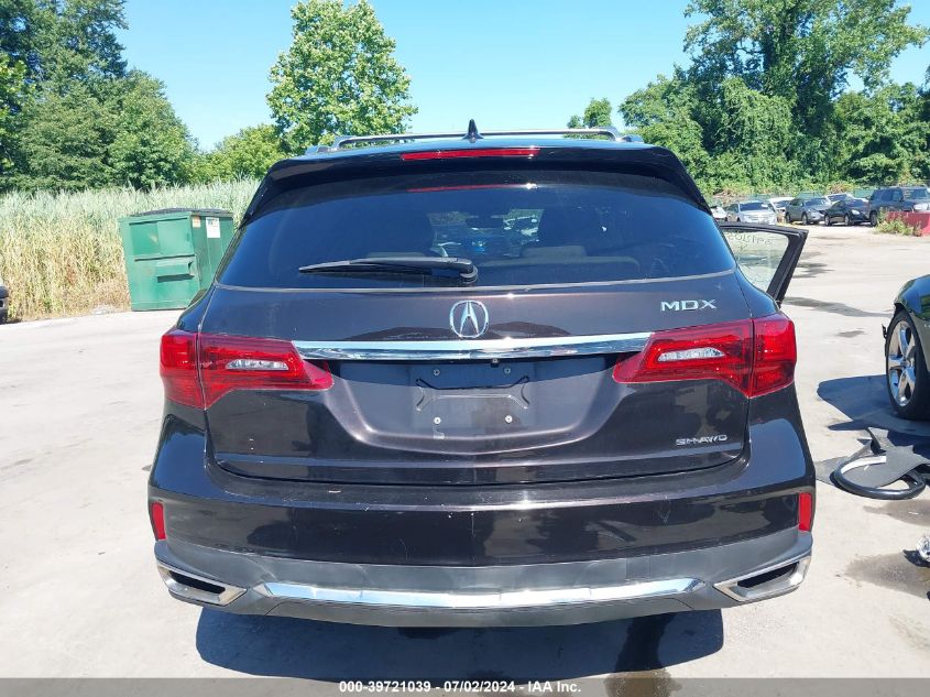 2017 Acura Mdx Technology Entertainment Pkgs VIN: 5FRYD4H7XHB015049 Lot: 39721039