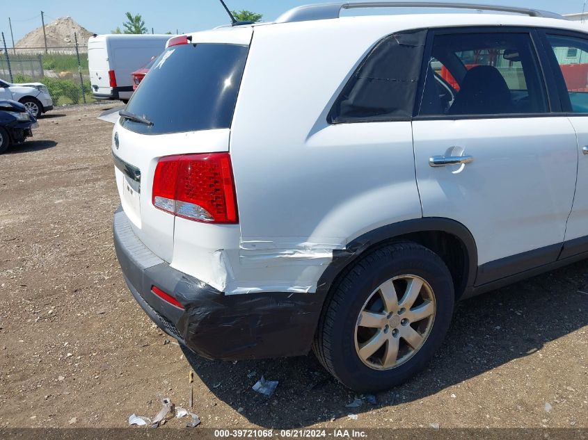 2013 Kia Sorento Lx VIN: 5XYKT3A60DG323596 Lot: 39721068