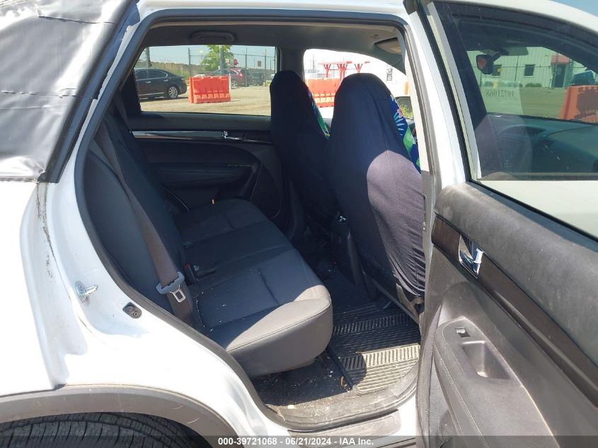 2013 Kia Sorento Lx VIN: 5XYKT3A60DG323596 Lot: 39721068