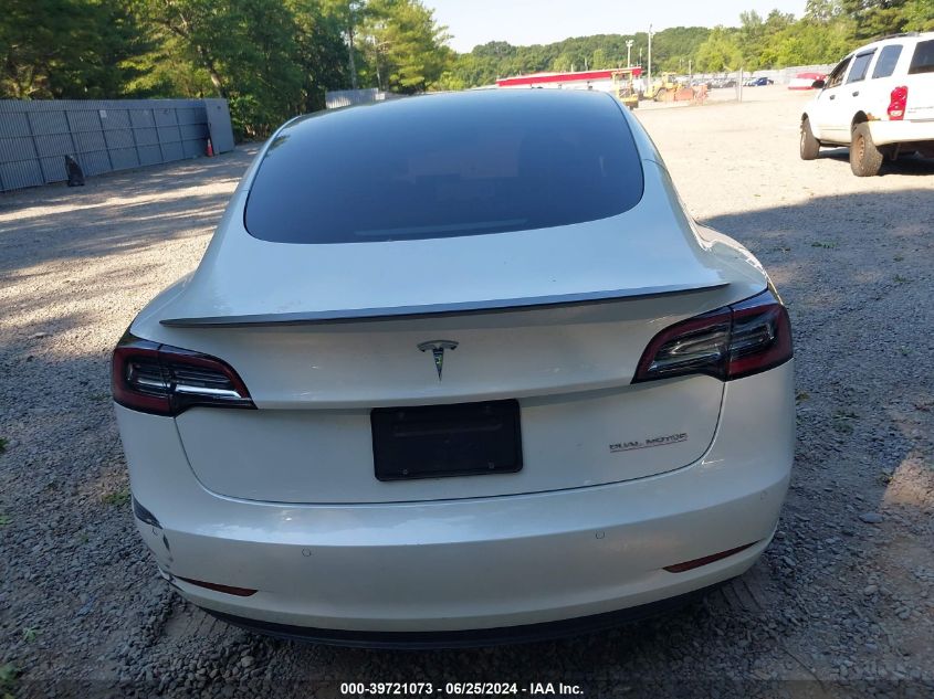 2022 Tesla Model 3 Performance Dual Motor All-Wheel Drive VIN: 5YJ3E1EC1NF165362 Lot: 39721073