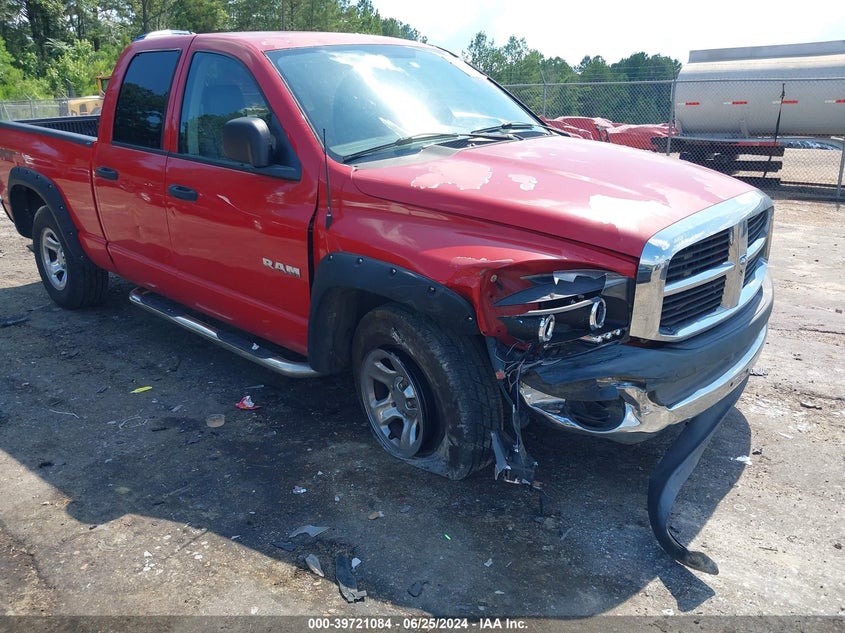 2008 Dodge Ram 1500 St/Sxt VIN: 1D7HA18N58S544666 Lot: 39721084