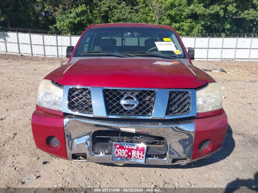 2007 Nissan Titan Se VIN: 1N6BA06A77N233454 Lot: 39721099