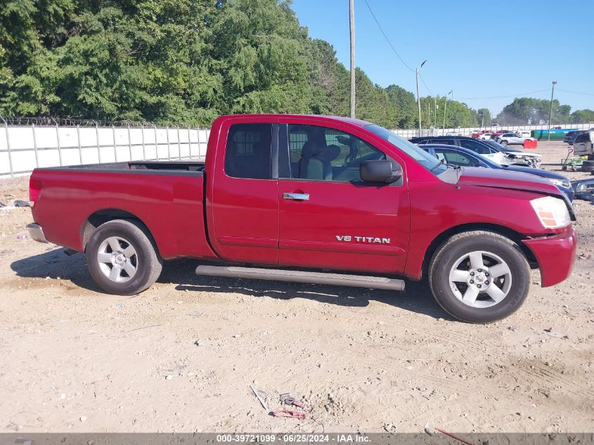 2007 Nissan Titan Se VIN: 1N6BA06A77N233454 Lot: 39721099