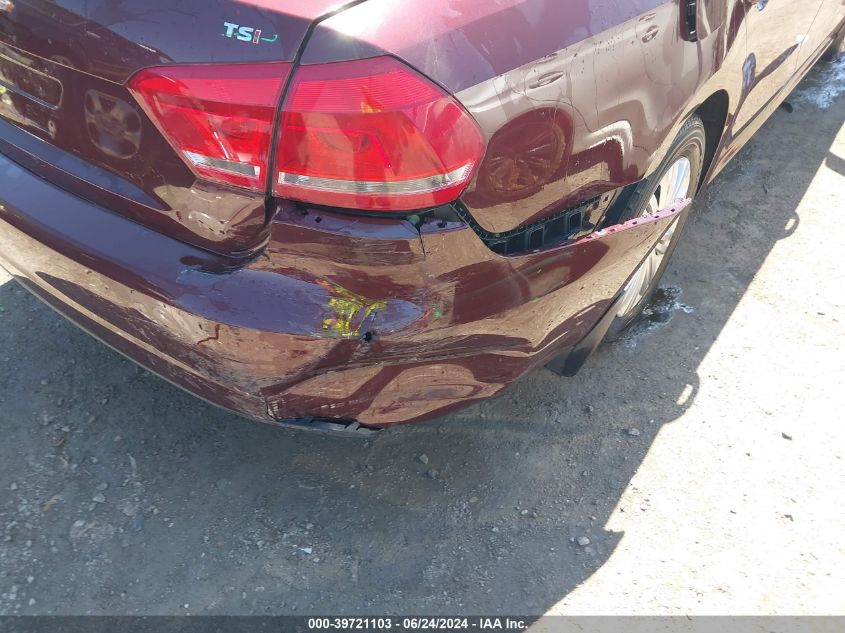 2014 Volkswagen Passat 1.8T S VIN: 1VWAT7A32EC094348 Lot: 39721103