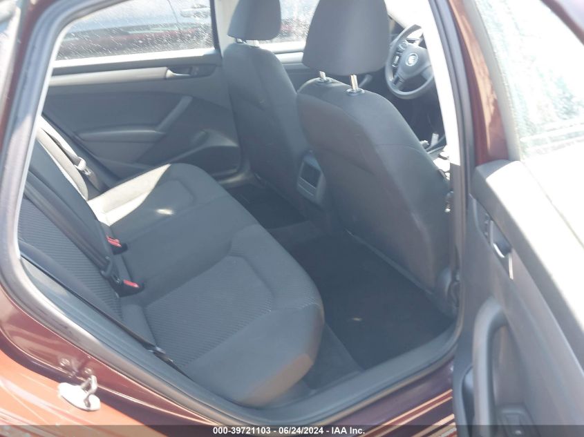 2014 Volkswagen Passat 1.8T S VIN: 1VWAT7A32EC094348 Lot: 39721103