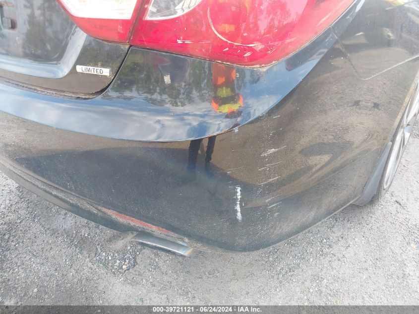 2013 Hyundai Sonata Limited 2.0T VIN: 5NPEC4AB6DH805241 Lot: 39721121