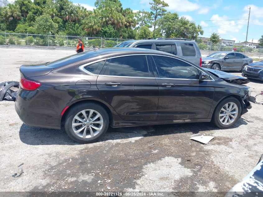 2015 Chrysler 200 C VIN: 1C3CCCCG8FN640892 Lot: 39721125