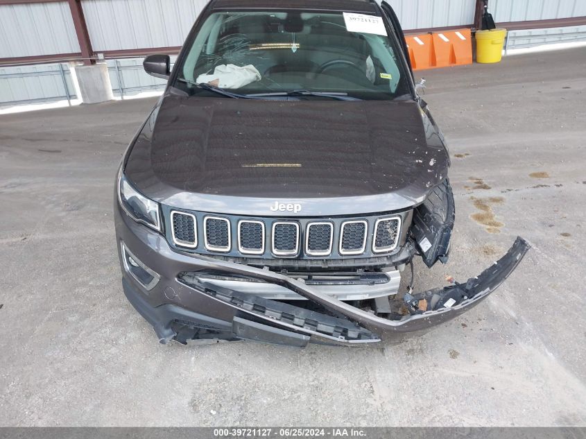 2019 Jeep Compass Limited VIN: 3C4NJDCB8KT821778 Lot: 39721127