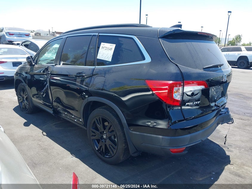 VIN 5FNYF5H22MB019970 2021 HONDA PILOT 2WD SPECIAL EDITION