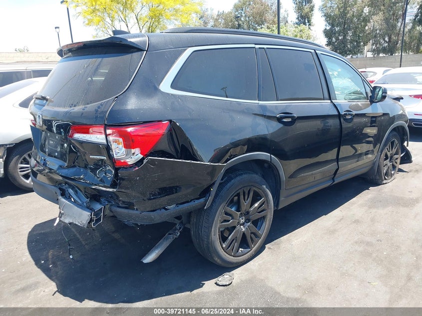 VIN 5FNYF5H22MB019970 2021 HONDA PILOT 2WD SPECIAL EDITION