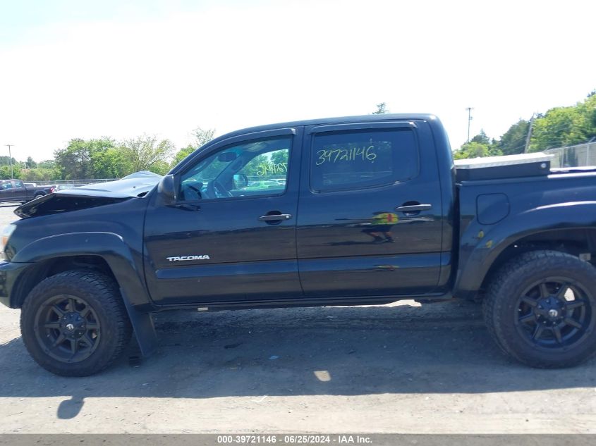 2013 Toyota Tacoma Double Cab Prerunner VIN: 3TMJU4GN1DM151983 Lot: 39721146