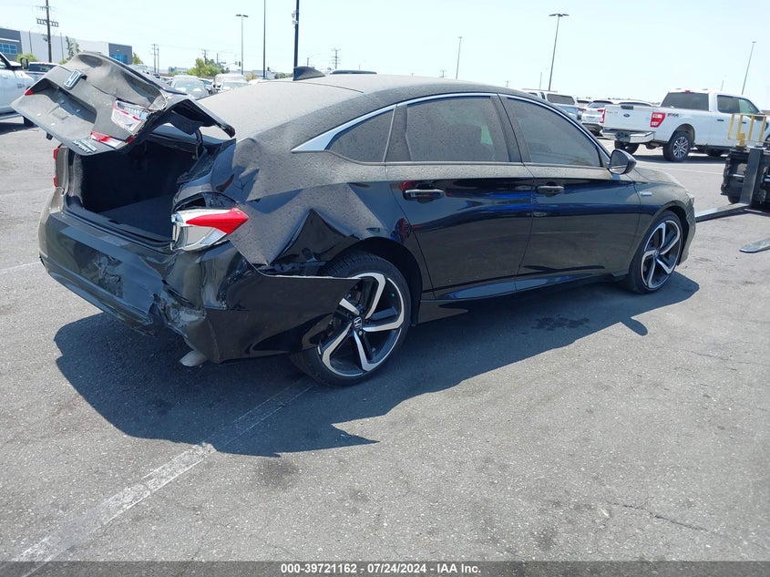 VIN 1HGCV3F24NA044045 2022 HONDA ACCORD HYBRID SPORT