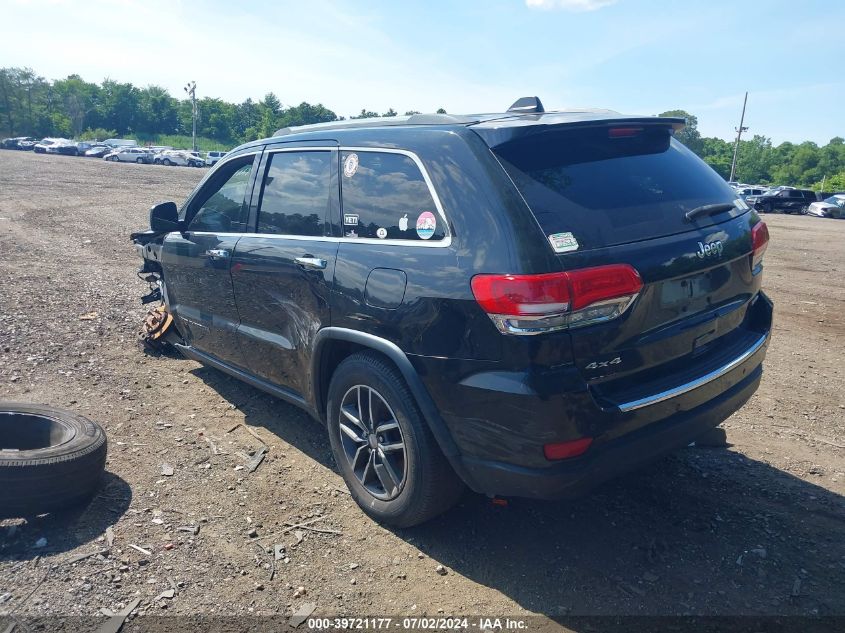 2017 Jeep Grand Cherokee Limited 4X4 VIN: 1C4RJFBG3HC852628 Lot: 39721177