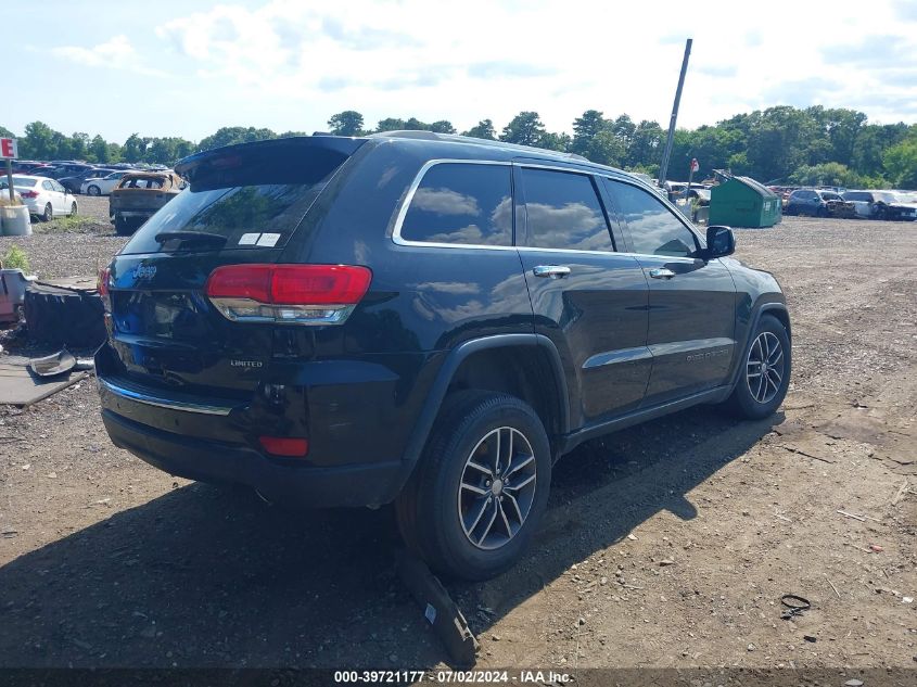 2017 Jeep Grand Cherokee Limited 4X4 VIN: 1C4RJFBG3HC852628 Lot: 39721177