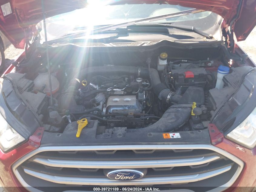 2019 Ford Ecosport Se VIN: MAJ3S2GE5KC278646 Lot: 39721189