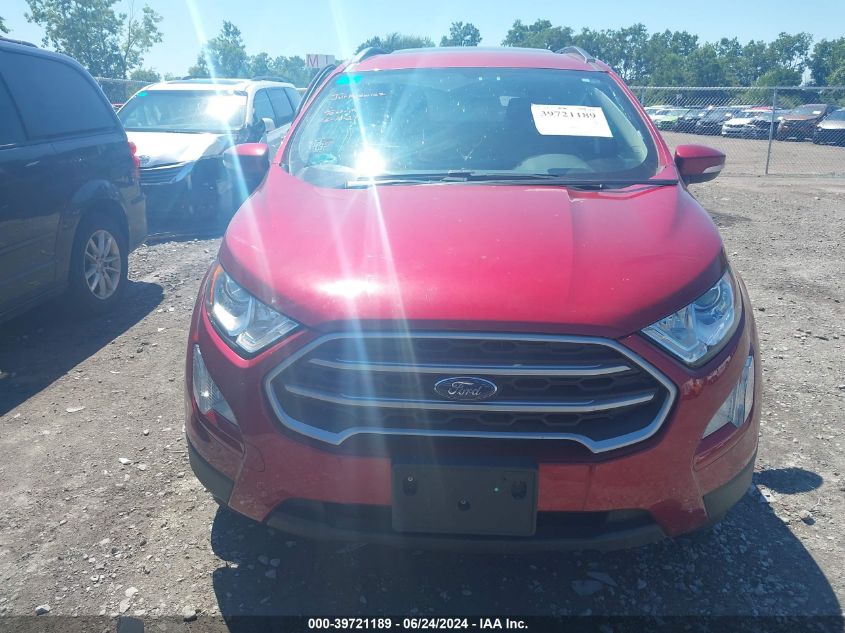 2019 Ford Ecosport Se VIN: MAJ3S2GE5KC278646 Lot: 39721189