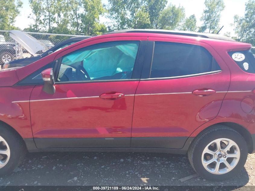 2019 Ford Ecosport Se VIN: MAJ3S2GE5KC278646 Lot: 39721189
