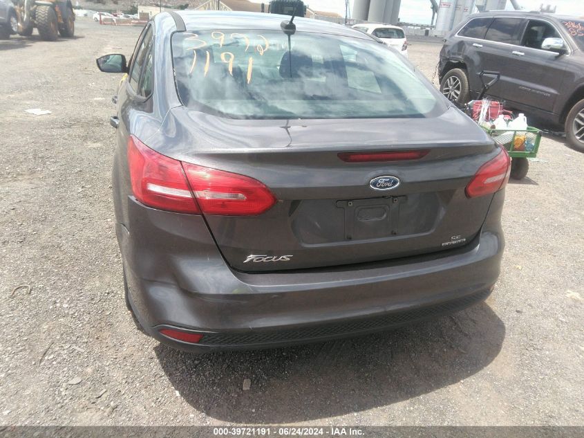 2015 Ford Focus Se VIN: 1FADP3F26FL201521 Lot: 39721191