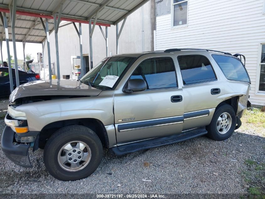 2003 Chevrolet Tahoe Ls VIN: 1GNEK13V83J218951 Lot: 39721197