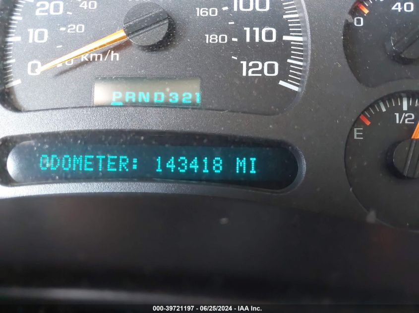 2003 Chevrolet Tahoe Ls VIN: 1GNEK13V83J218951 Lot: 39721197