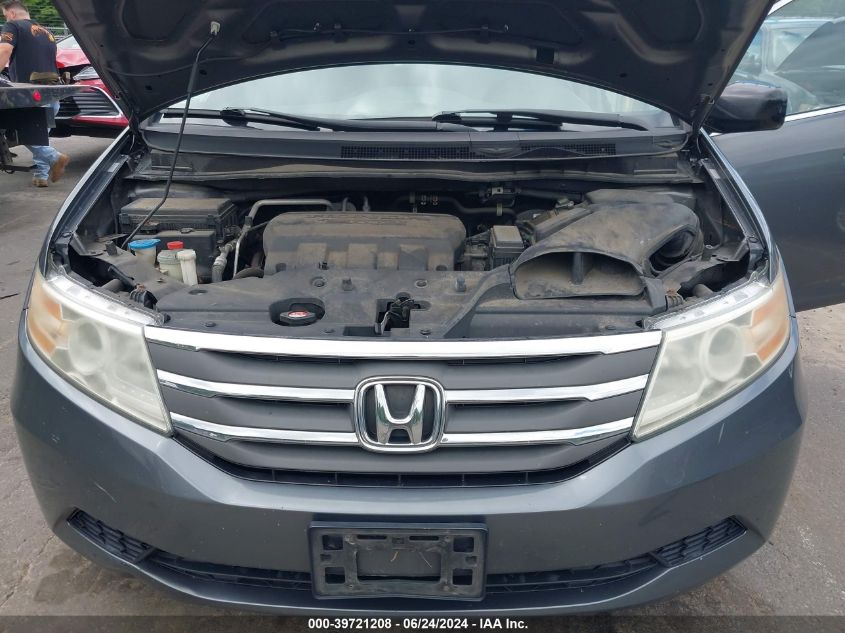 2012 Honda Odyssey Ex-L VIN: 5FNRL5H66CB046281 Lot: 39721208