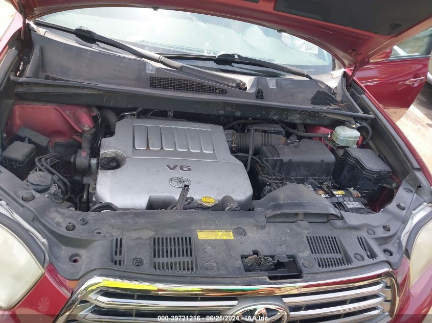 2008 Toyota Highlander Sport VIN: JTEES43A582052618 Lot: 39721216