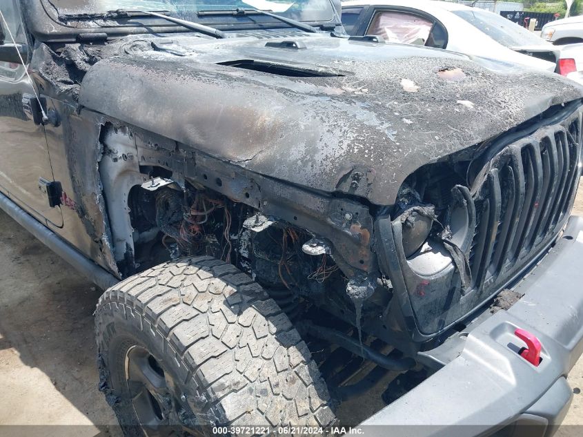 2022 Jeep Gladiator Rubicon 4X4 VIN: 1C6JJTBG7NL101076 Lot: 39721221