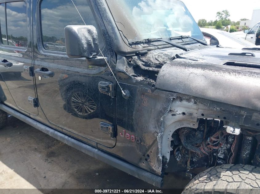 2022 Jeep Gladiator Rubicon 4X4 VIN: 1C6JJTBG7NL101076 Lot: 39721221