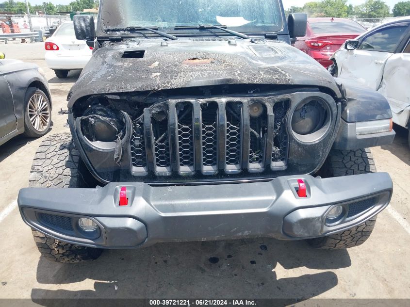 2022 Jeep Gladiator Rubicon 4X4 VIN: 1C6JJTBG7NL101076 Lot: 39721221