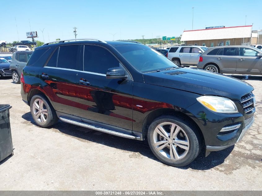 2012 Mercedes-Benz Ml 350 4Matic VIN: 4JGDA5HB0CA061702 Lot: 39721248