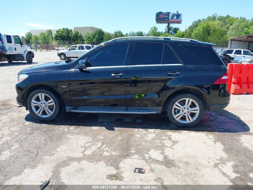 2012 Mercedes-Benz Ml 350 4Matic VIN: 4JGDA5HB0CA061702 Lot: 39721248