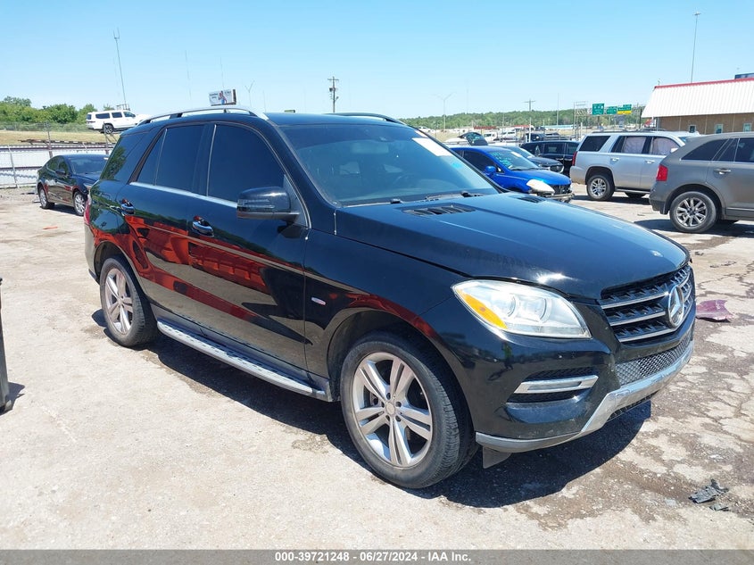 2012 Mercedes-Benz Ml 350 4Matic VIN: 4JGDA5HB0CA061702 Lot: 39721248
