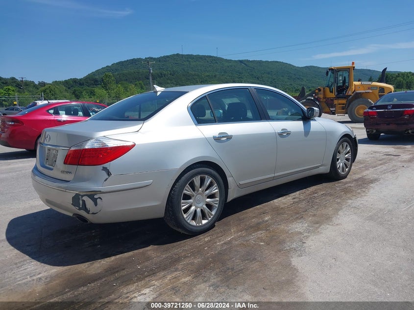 2009 Hyundai Genesis 3.8 VIN: KMHGC46E69U037880 Lot: 39721250